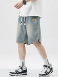 Men's Straight Loose Casual Denim Shorts