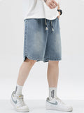 Men's Straight Loose Casual Denim Shorts