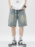 Men's Straight Loose Casual Denim Shorts