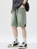 Men's Straight Loose Casual Denim Shorts