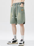 Men's Straight Loose Casual Denim Shorts