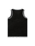 Retro Knit Hollow Colorblock Tank Top