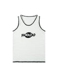 Retro Knit Hollow Colorblock Tank Top