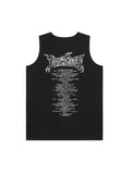 Men's Letter Print Crewneck Loose Vest