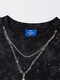 Men's Loose Starry Sky Chain Vest