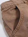 Men's Vintage Washed Multi Pocket Cargo Shorts