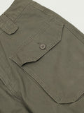 Men'S Plain Casual Straight Cargo Pants