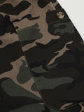 Lockere Cargohose für Herren mit Camouflage-Print und großen Taschen