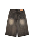 Men'S Vintage Washed Loose Straight Shorts