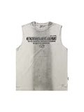 Men'S Washed Distressed Holes Vest