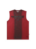 Men'S Washed Distressed Holes Vest