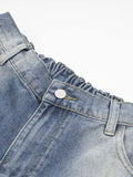 Men'S Loose Wide Leg Denim Shorts