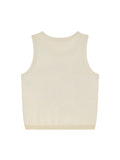 Retro Sweet Casual Slim Knitted Tank Top