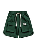 Men'S Big Pocket Casual Straight Shorts