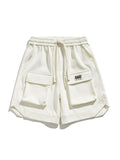 Men'S Big Pocket Casual Straight Shorts