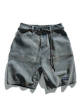 Men'S Vintage Washed Straight Denim Shorts