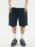 Men'S Simple Plain Loose Wide Leg Shorts