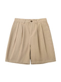 Men'S Simple Plain Loose Wide Leg Shorts