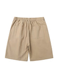 Men'S Simple Plain Loose Wide Leg Shorts