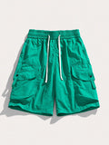 Men'S Outdoor Plain Multi Pocket Shorts