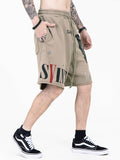 Men'S Letter Print Casual Sports Shorts