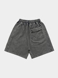 Verwaschene Distressed-Shorts für Herren