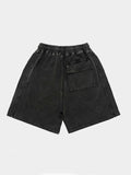 Short ample simple délavé pour hommes