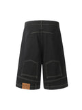 Men'S Washed Denim Loose Casual Shorts