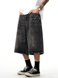 Men'S Denim Casual Straight Loose Shorts