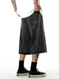 Men'S Denim Casual Straight Loose Shorts