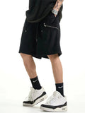 Men'S Zipper Pocket Cargo Shorts