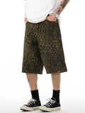 Men'S Retro Leopard Loose Shorts