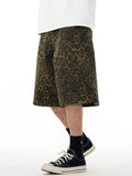 Men'S Retro Leopard Loose Shorts