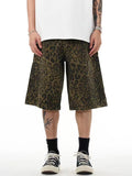 Men'S Retro Leopard Loose Shorts