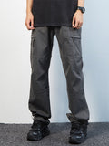 Men'S Loose Straight Casual Cargo Pants