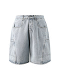 Men'S Plain Loose Denim Shorts