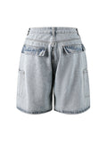 Men'S Plain Loose Denim Shorts