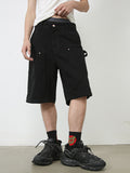 Men'S Straight Loose Denim Cargo Shorts