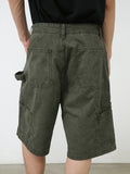 Men'S Straight Loose Denim Cargo Shorts