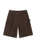 Men'S Straight Loose Denim Cargo Shorts