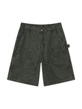 Men'S Straight Loose Denim Cargo Shorts