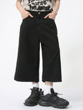 Men'S Retro Casual Straight Loose Wide Leg Shorts