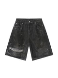 Men'S Ripped Distressed Loose Shorts