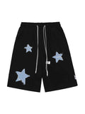 Men'S Star Patch Casual Loose Shorts