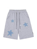 Men'S Star Patch Casual Loose Shorts