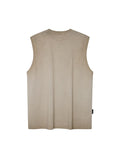 Men'S Solid Retro Distressed Casual Loose Vest