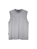 Men'S Solid Retro Distressed Casual Loose Vest