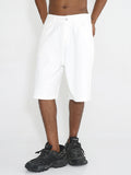 Men'S Plain Loose Wide Leg Denim Shorts