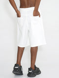 Men'S Plain Loose Wide Leg Denim Shorts