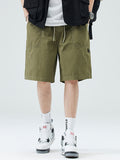 Men'S Plain Sports Cargo Shorts